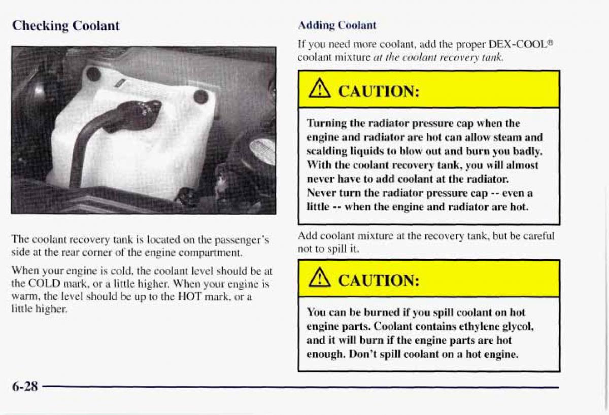 Chevrolet GMC Suburban VIII 8 owners manual / page 307