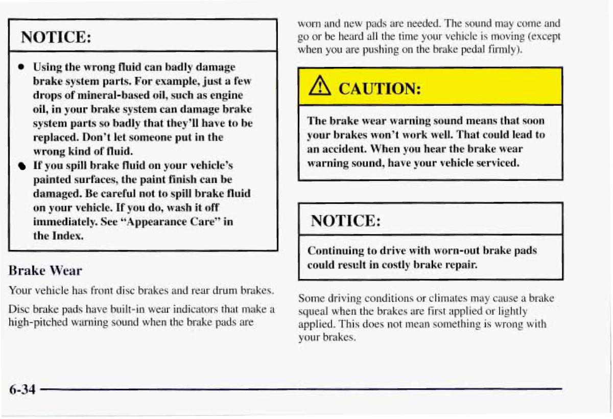 Chevrolet GMC Suburban VIII 8 owners manual / page 313