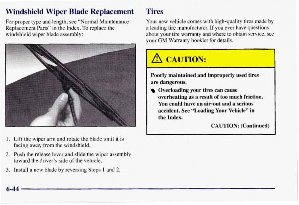 Chevrolet GMC Suburban VIII 8 owners manual / page 323