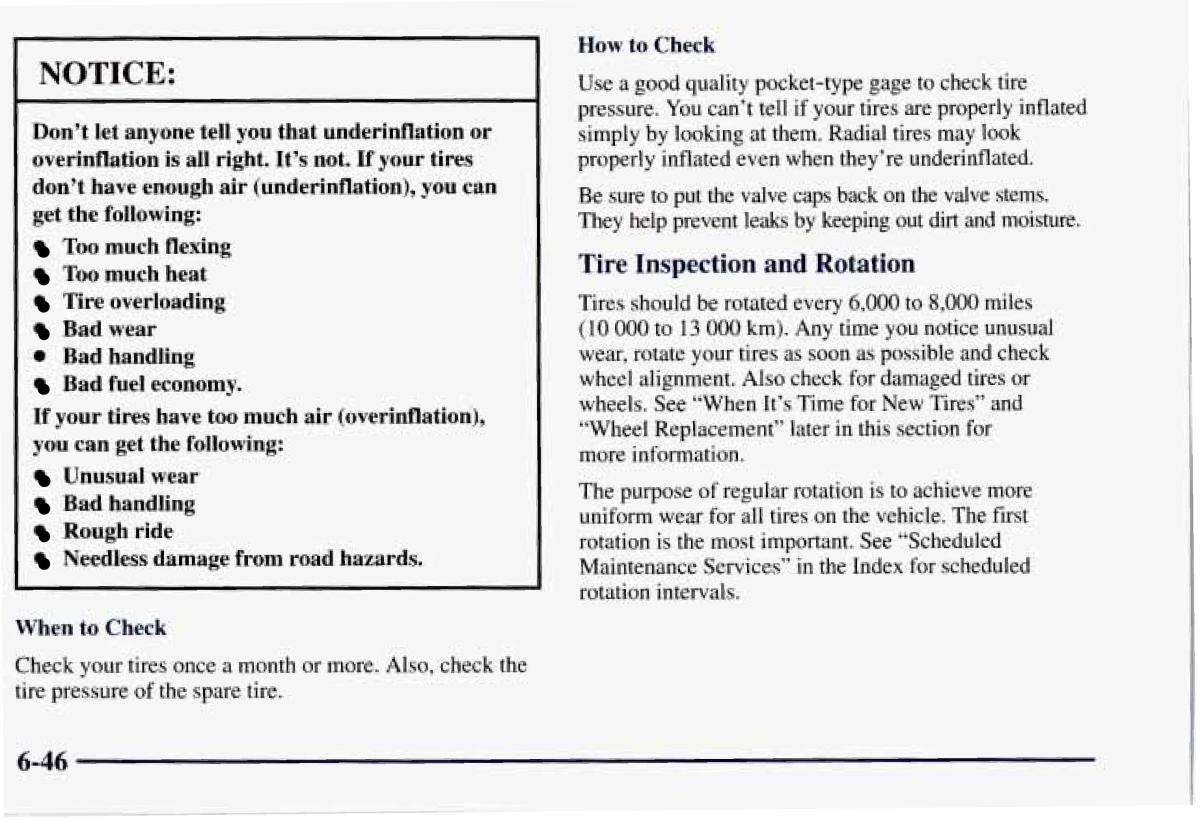 Chevrolet GMC Suburban VIII 8 owners manual / page 325