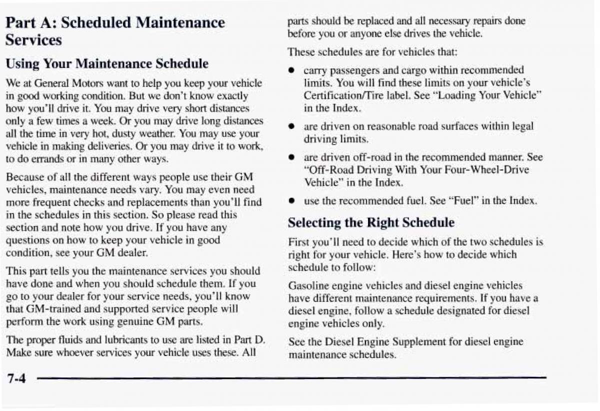 Chevrolet GMC Suburban VIII 8 owners manual / page 357