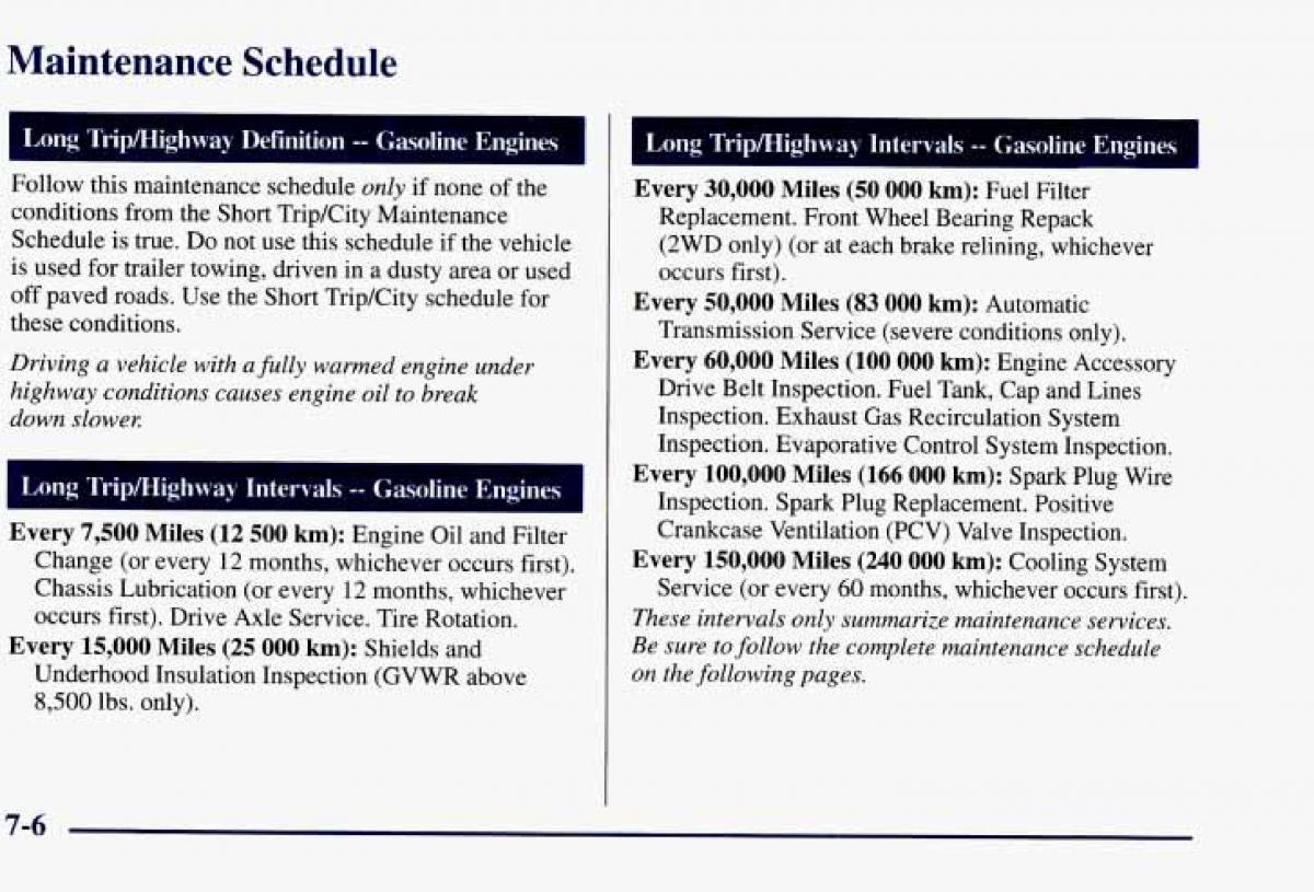 Chevrolet GMC Suburban VIII 8 owners manual / page 359