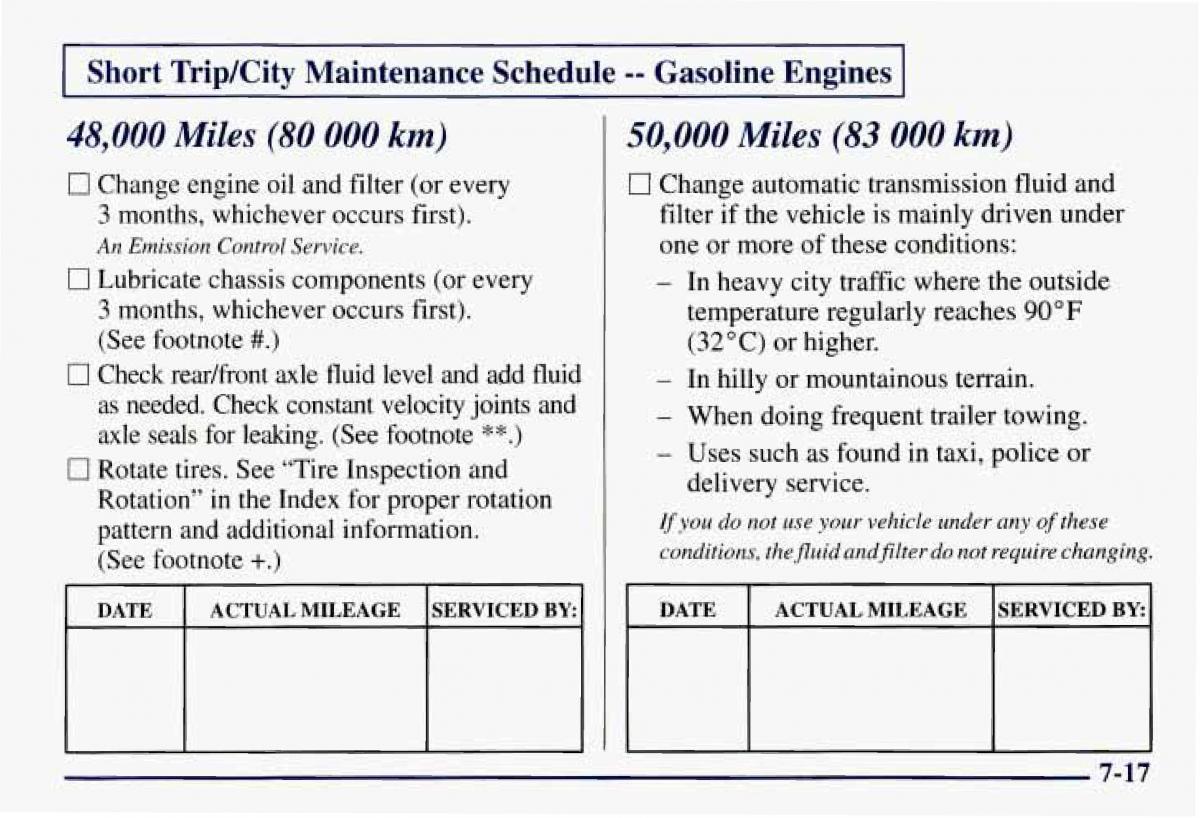 Chevrolet GMC Suburban VIII 8 owners manual / page 370