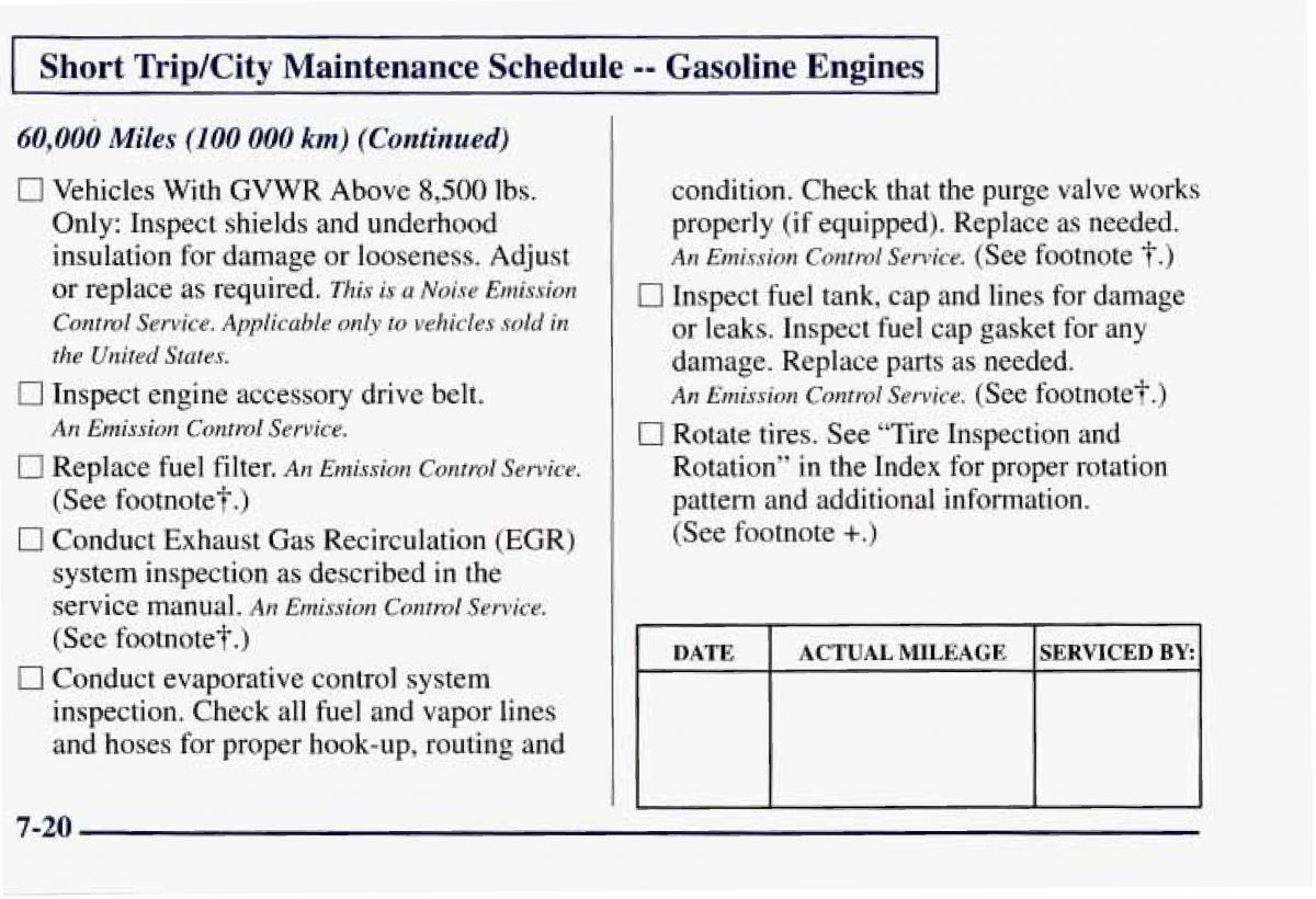 Chevrolet GMC Suburban VIII 8 owners manual / page 373