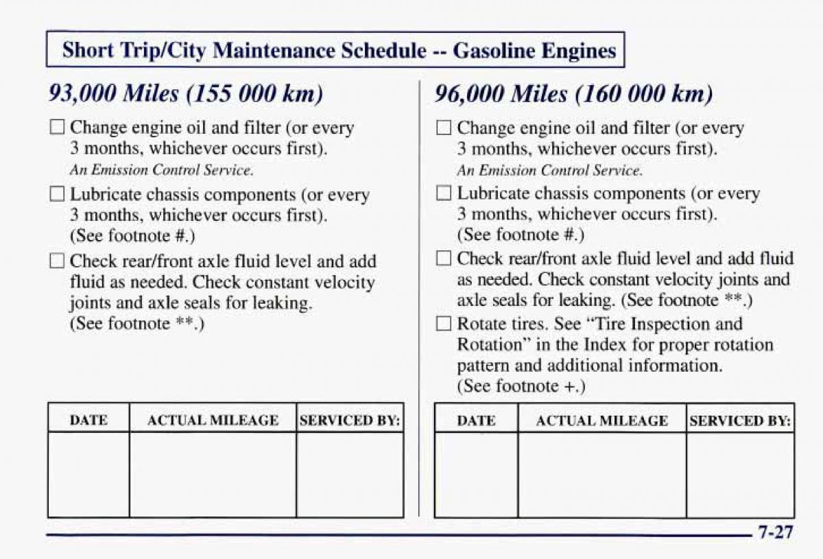 Chevrolet GMC Suburban VIII 8 owners manual / page 380