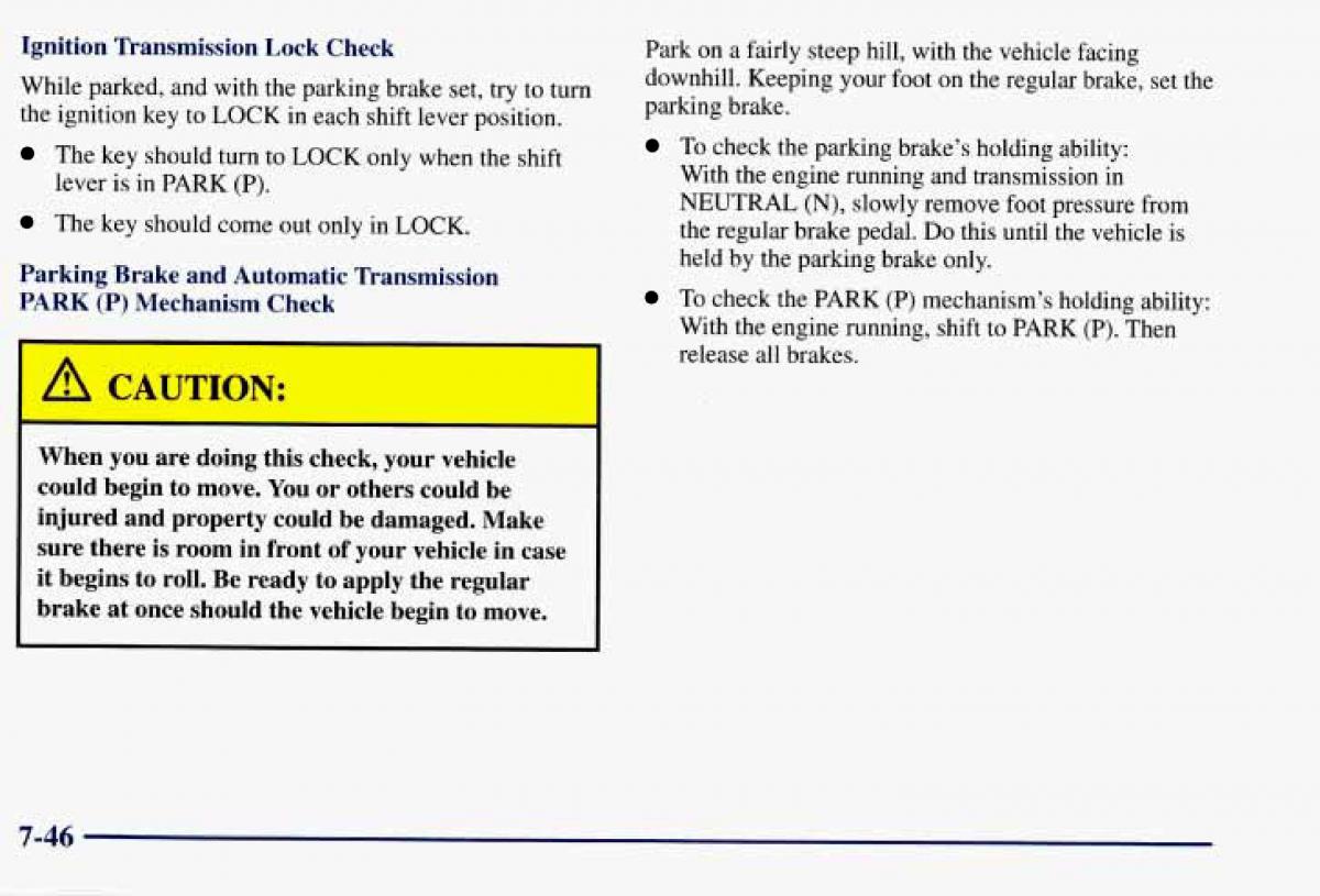 Chevrolet GMC Suburban VIII 8 owners manual / page 399