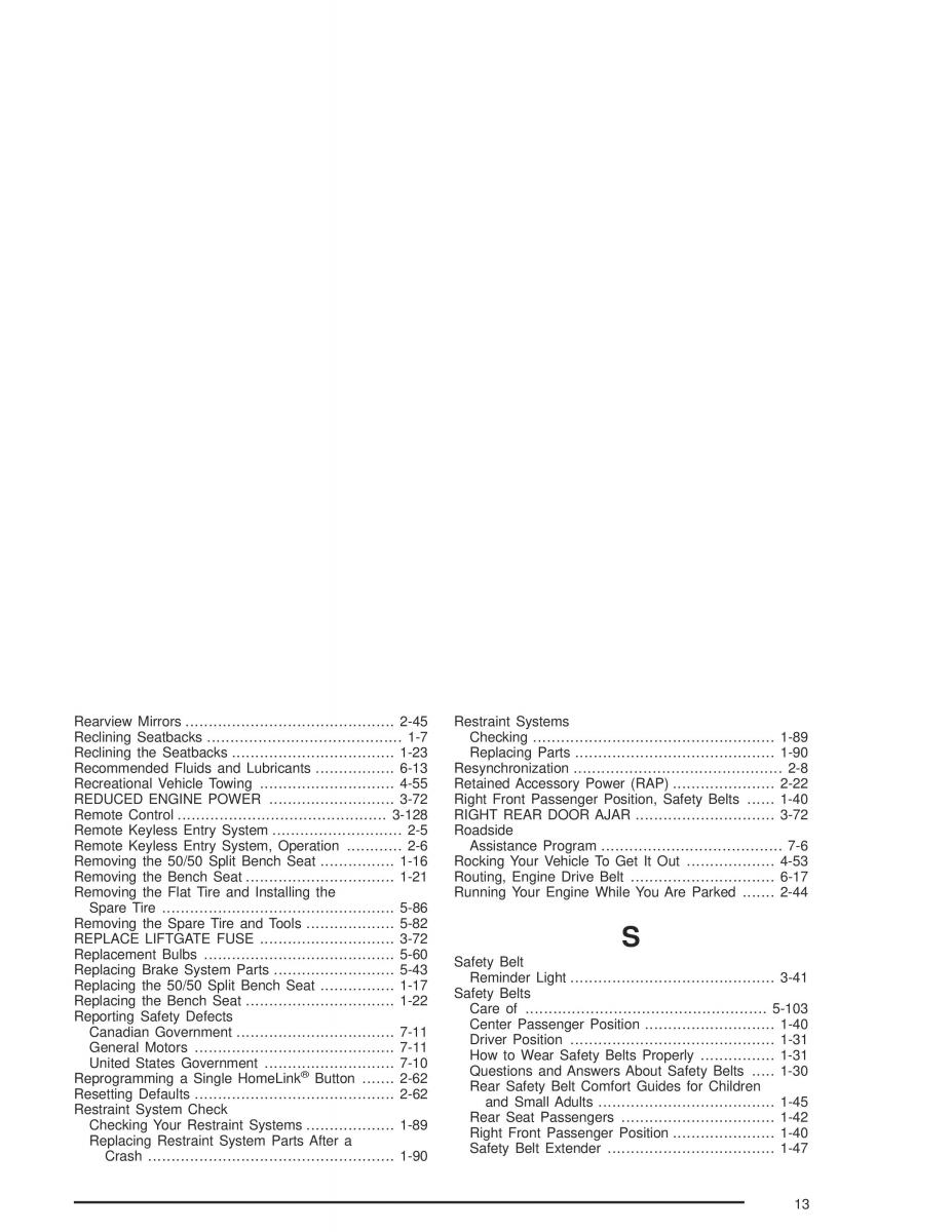 Chevrolet GMC Suburban IX 9 owners manual / page 551