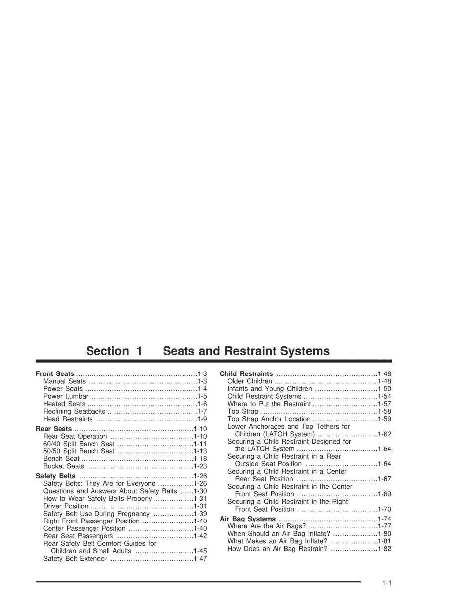 Chevrolet GMC Suburban IX 9 owners manual / page 7