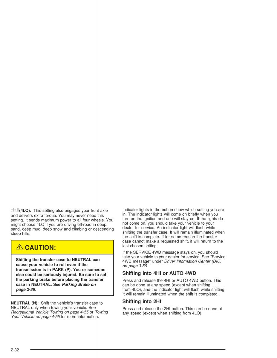 Chevrolet GMC Suburban IX 9 owners manual / page 128