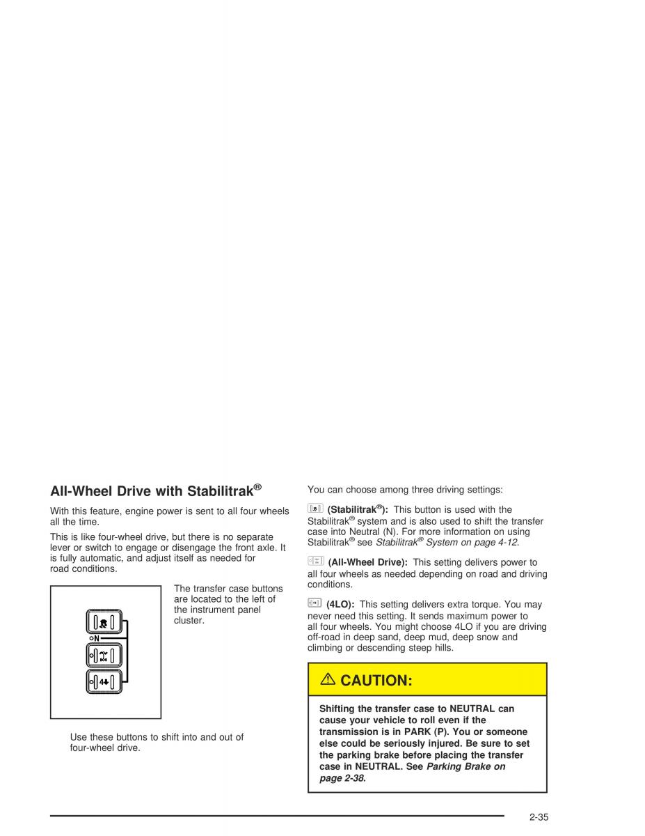 Chevrolet GMC Suburban IX 9 owners manual / page 131