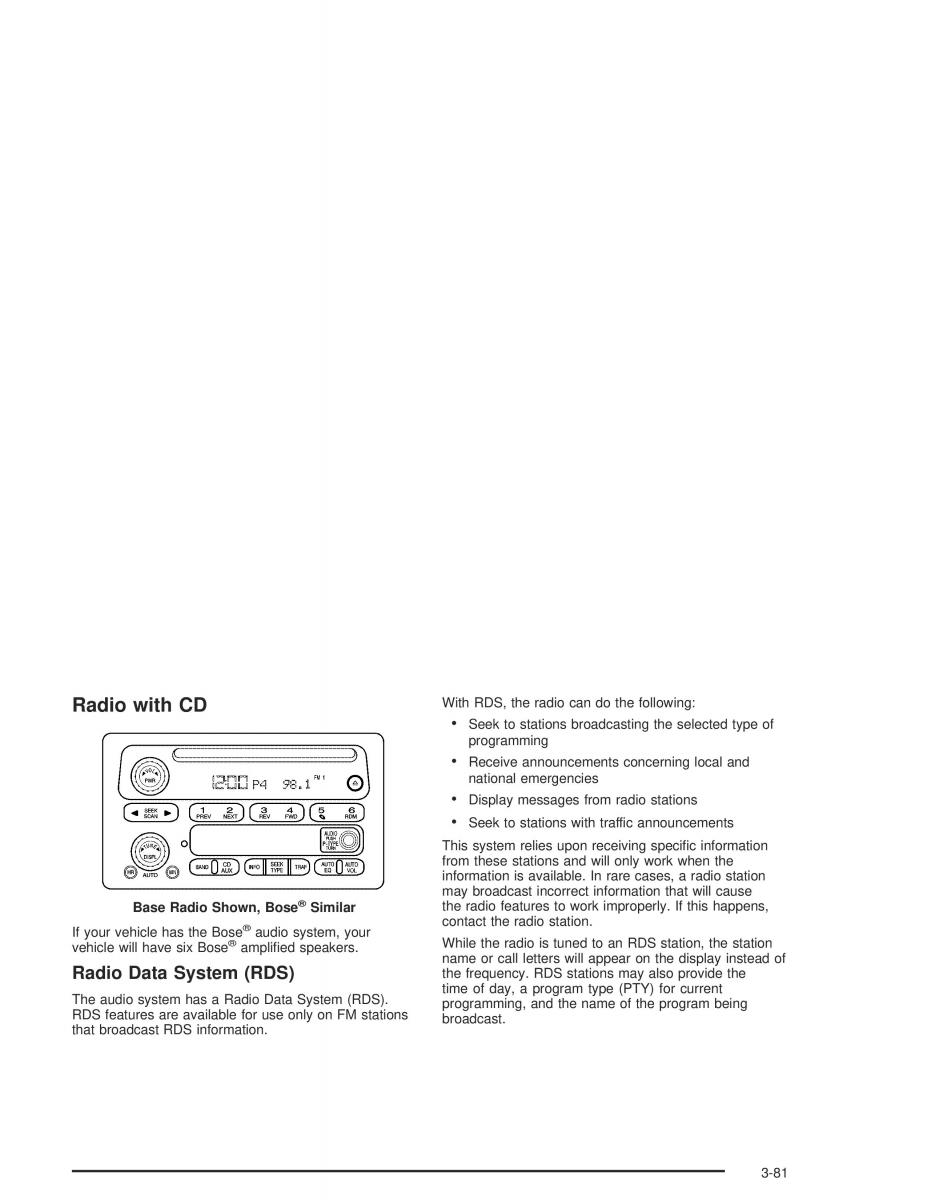 Chevrolet GMC Suburban IX 9 owners manual / page 245