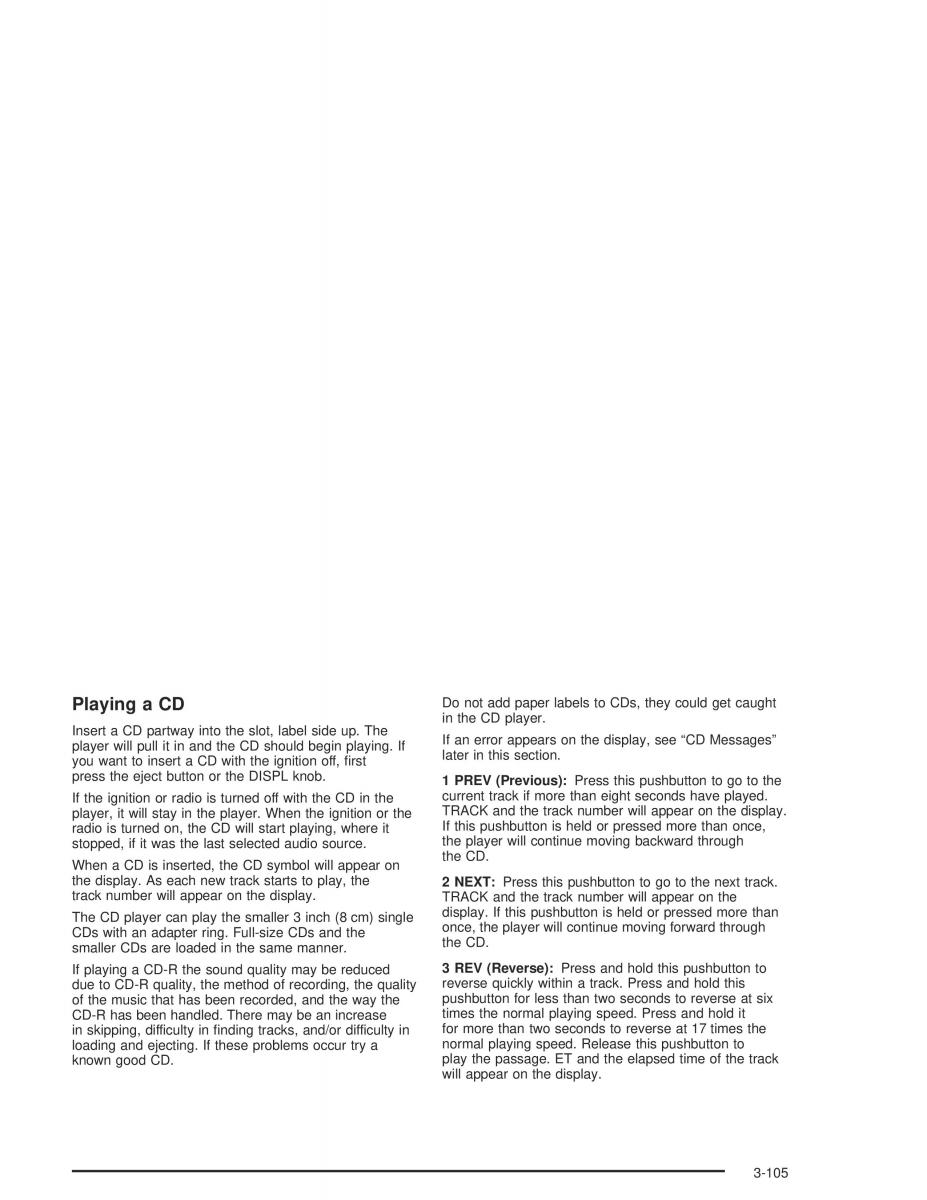 Chevrolet GMC Suburban IX 9 owners manual / page 269