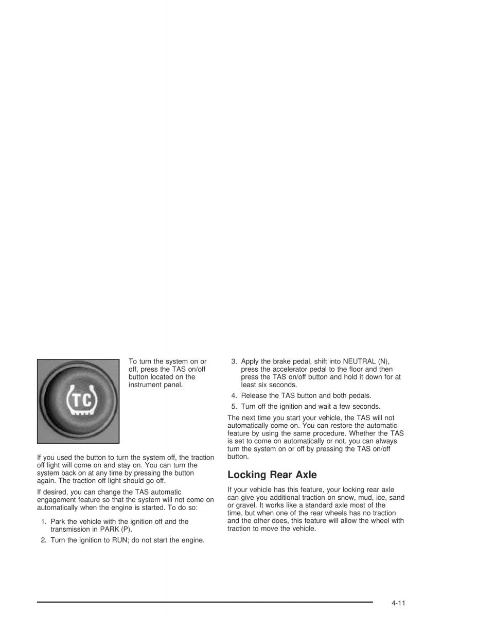 Chevrolet GMC Suburban IX 9 owners manual / page 315