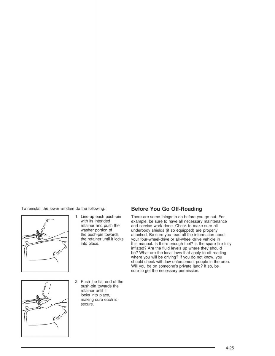 Chevrolet GMC Suburban IX 9 owners manual / page 329