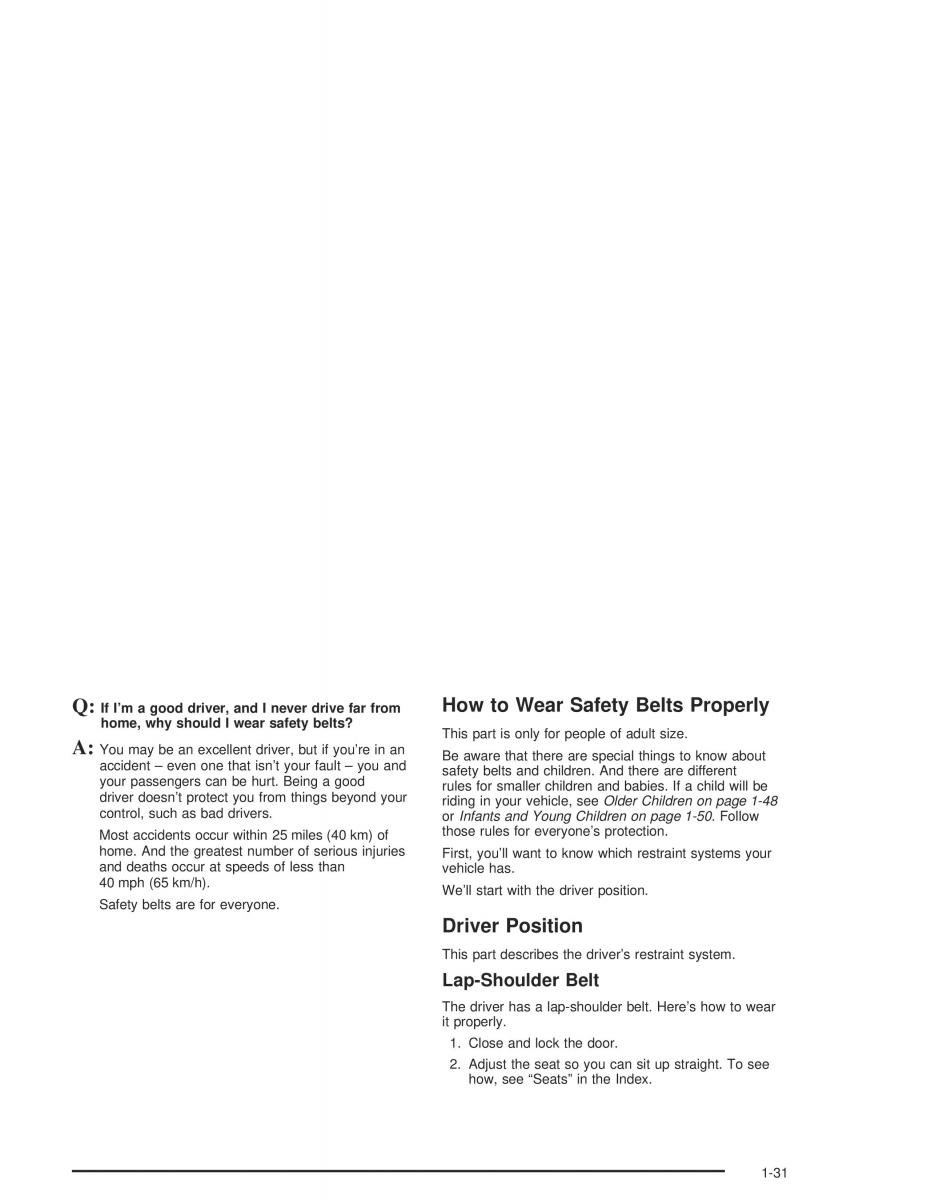 Chevrolet GMC Suburban IX 9 owners manual / page 37