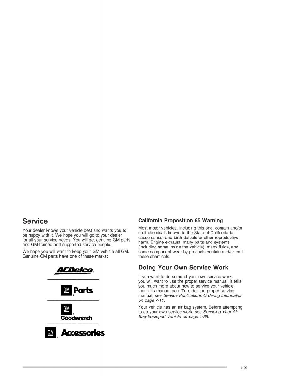 Chevrolet GMC Suburban IX 9 owners manual / page 389