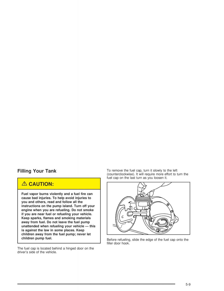 Chevrolet GMC Suburban IX 9 owners manual / page 395