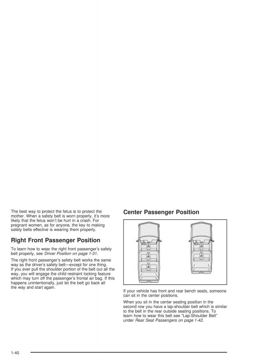 Chevrolet GMC Suburban IX 9 owners manual / page 46