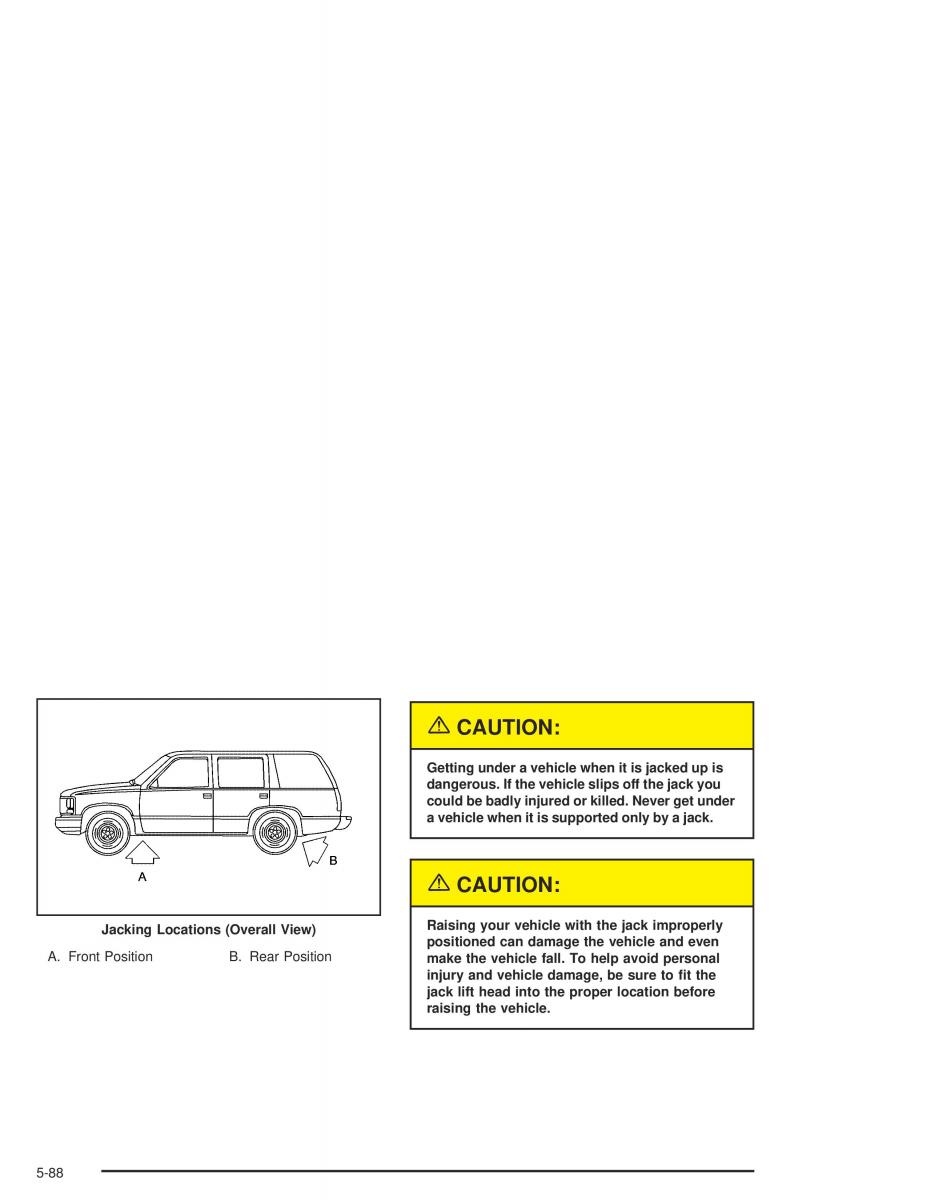 Chevrolet GMC Suburban IX 9 owners manual / page 474