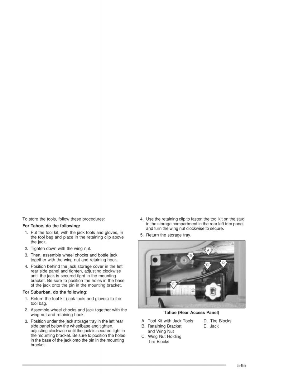 Chevrolet GMC Suburban IX 9 owners manual / page 481