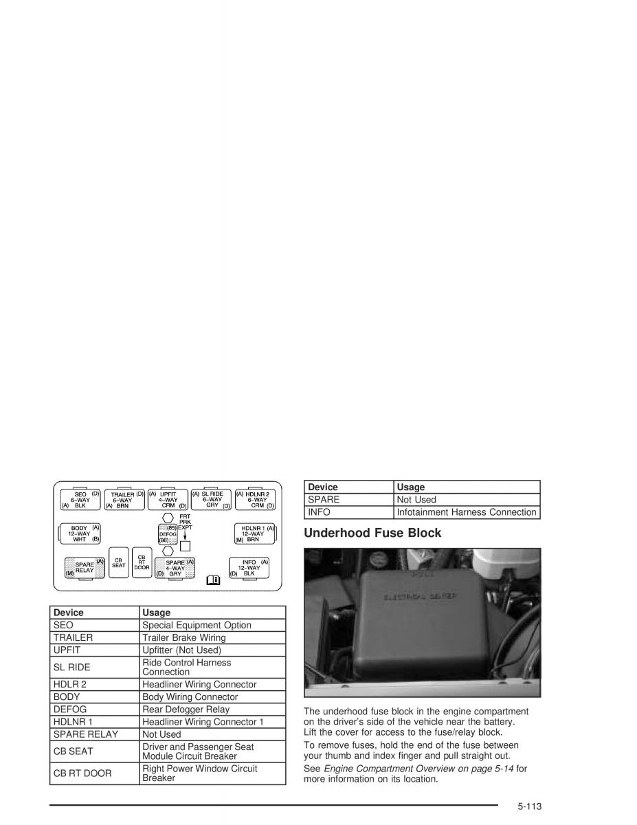 Chevrolet GMC Suburban IX 9 owners manual / page 499