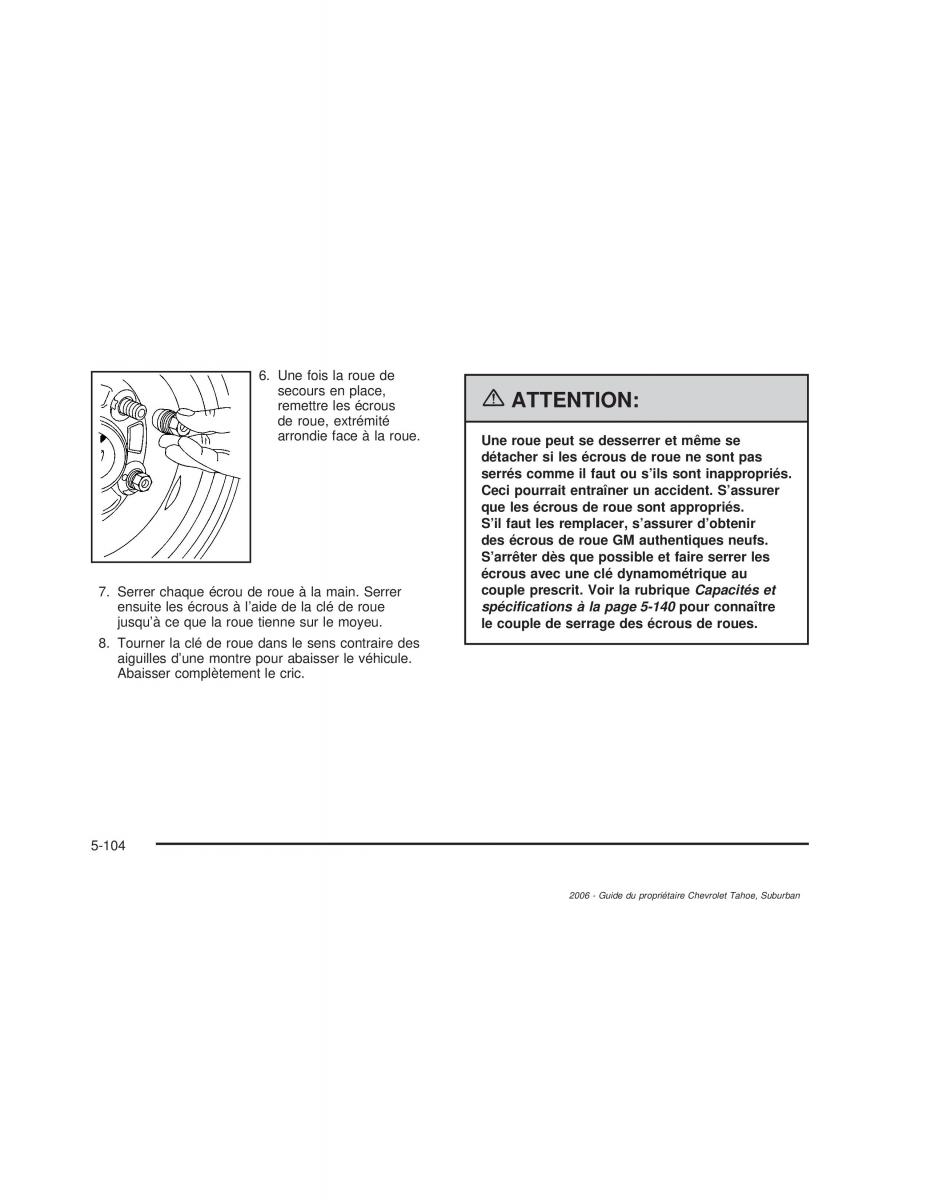 Chevrolet GMC Suburban IX 9 manuel du proprietaire / page 541