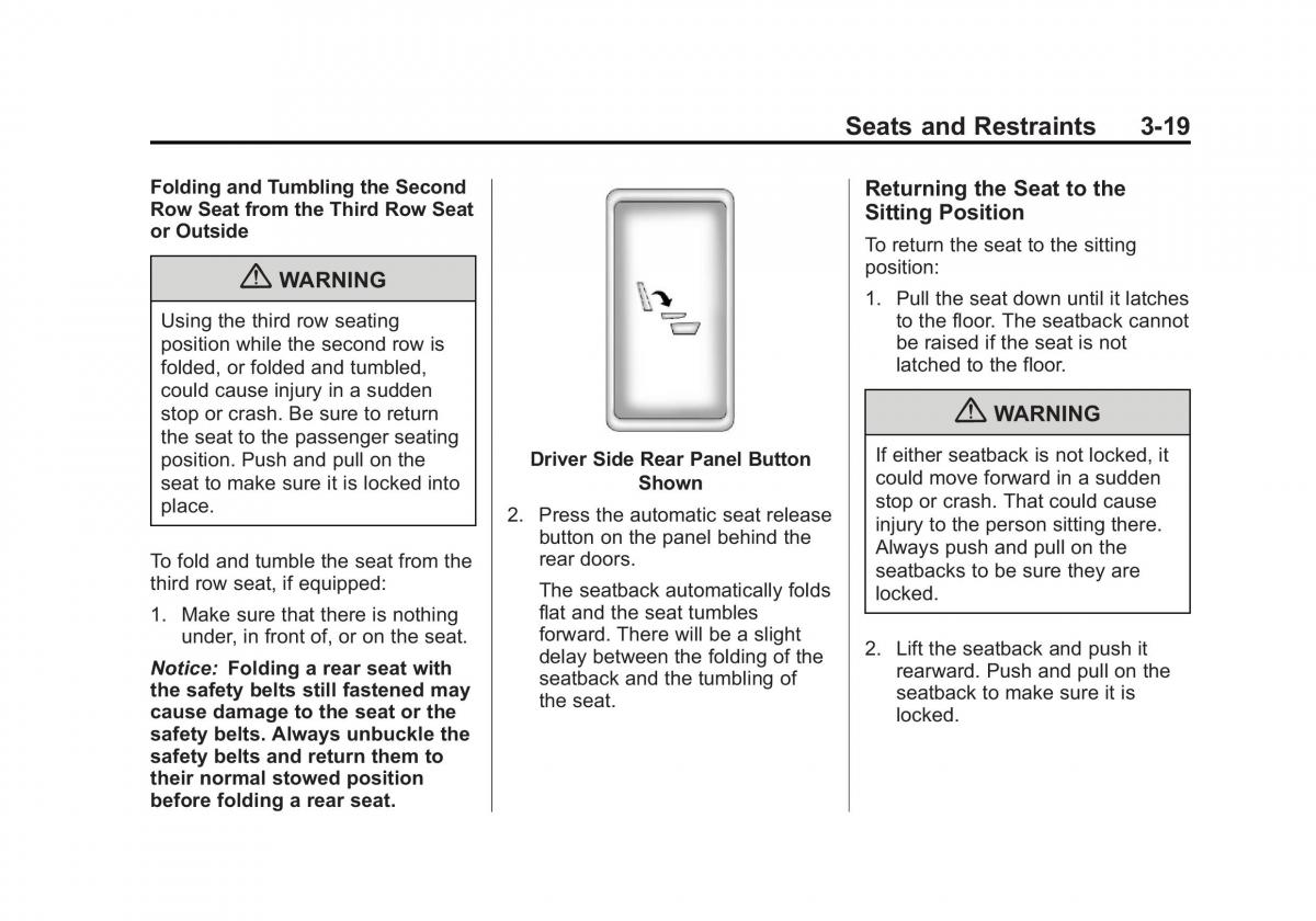 Chevrolet GMC Suburban X 10 owners manual / page 83