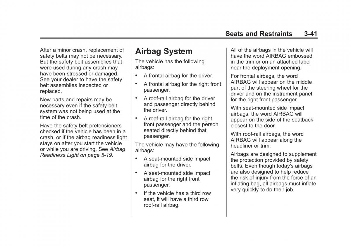 Chevrolet GMC Suburban X 10 owners manual / page 105