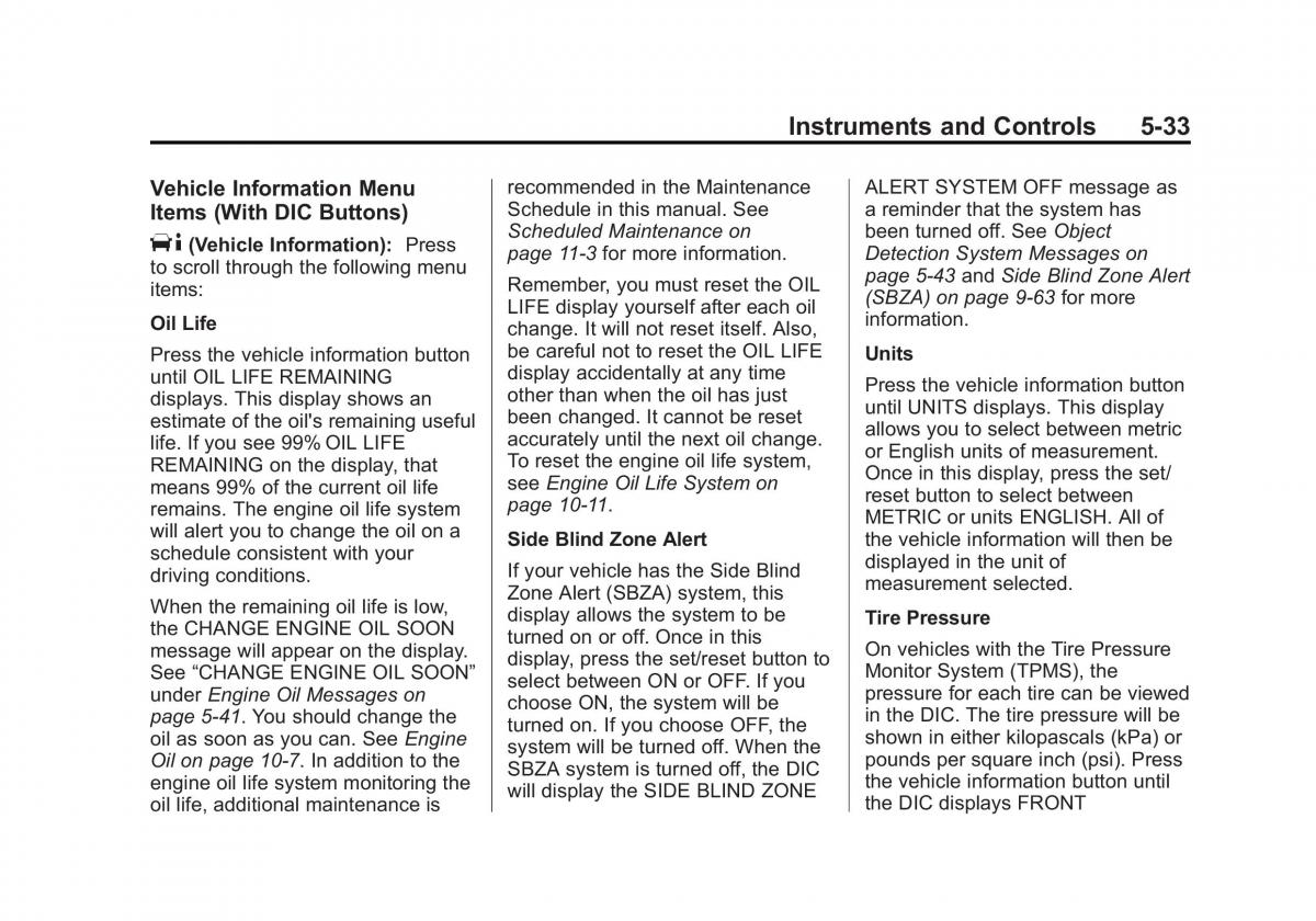 Chevrolet GMC Suburban X 10 owners manual / page 181