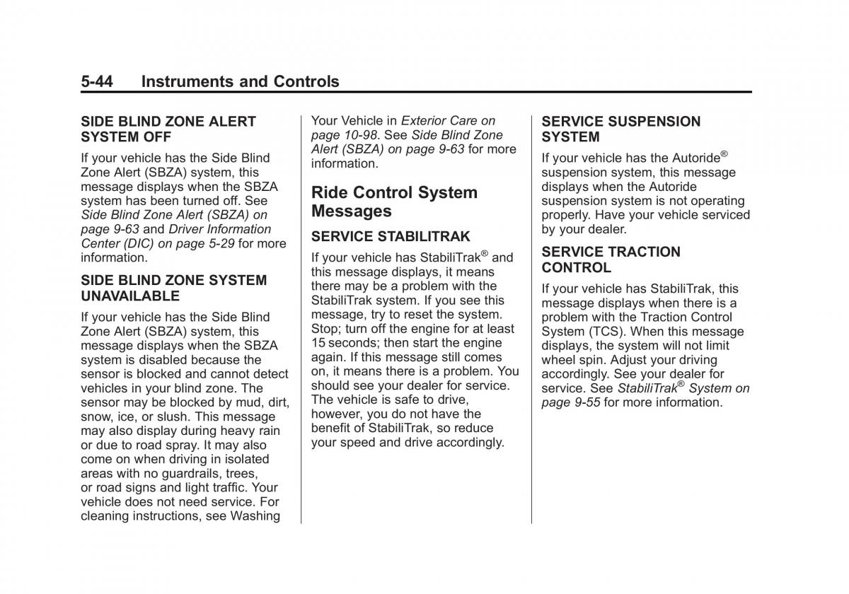 Chevrolet GMC Suburban X 10 owners manual / page 192