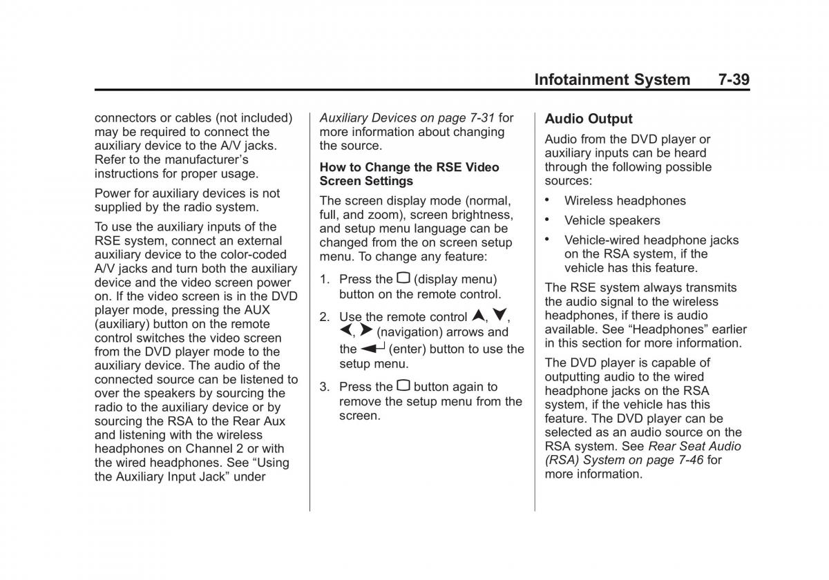 Chevrolet GMC Suburban X 10 owners manual / page 259