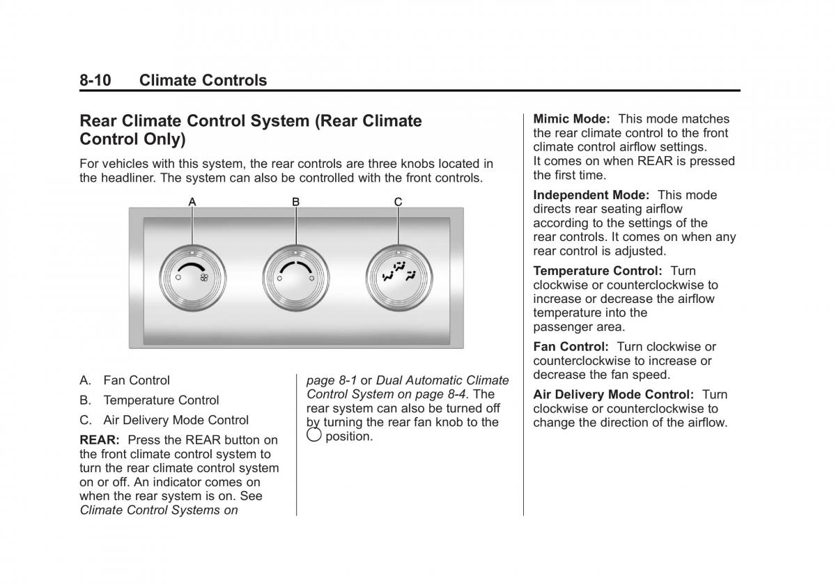 Chevrolet GMC Suburban X 10 owners manual / page 284