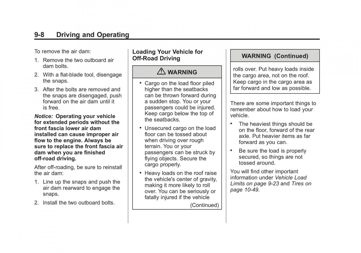 Chevrolet GMC Suburban X 10 owners manual / page 296