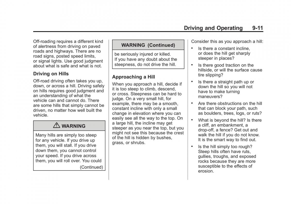 Chevrolet GMC Suburban X 10 owners manual / page 299