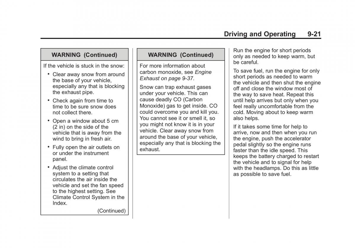 Chevrolet GMC Suburban X 10 owners manual / page 309