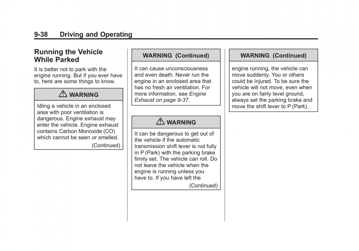 Chevrolet GMC Suburban X 10 owners manual / page 326