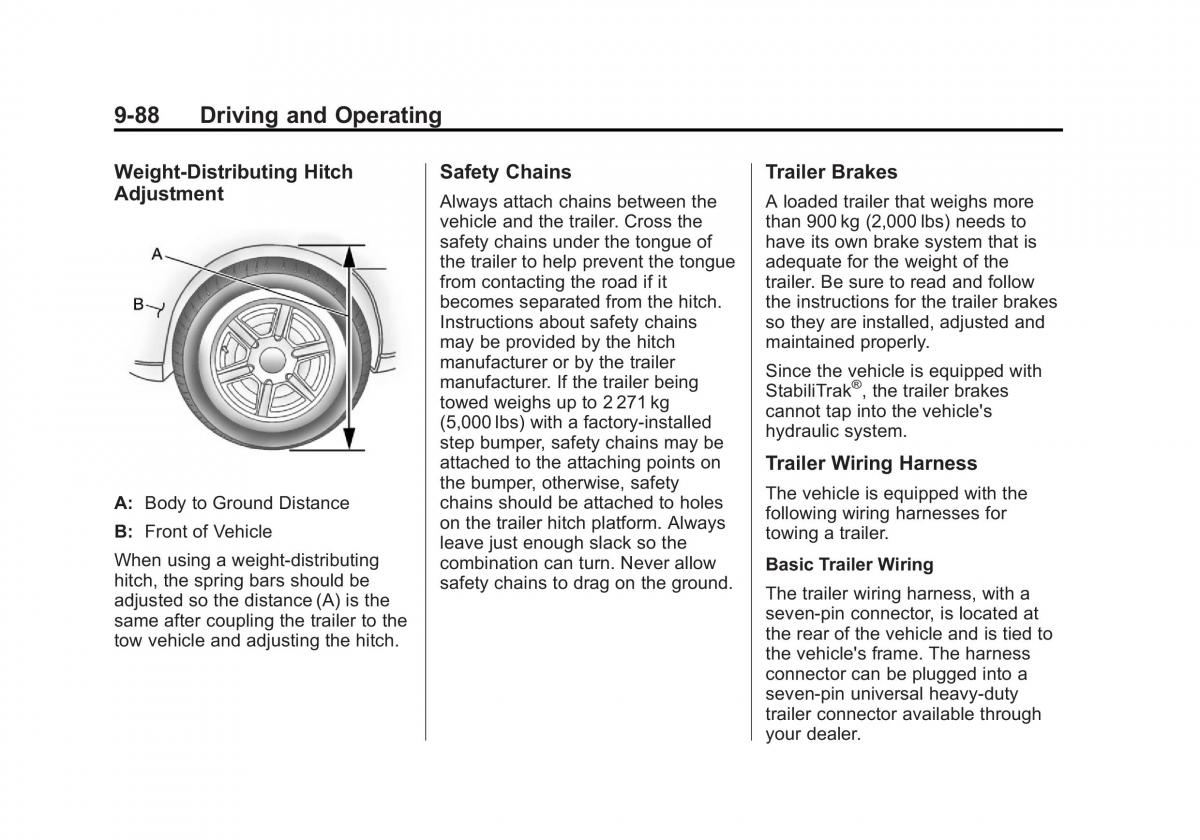 Chevrolet GMC Suburban X 10 owners manual / page 376