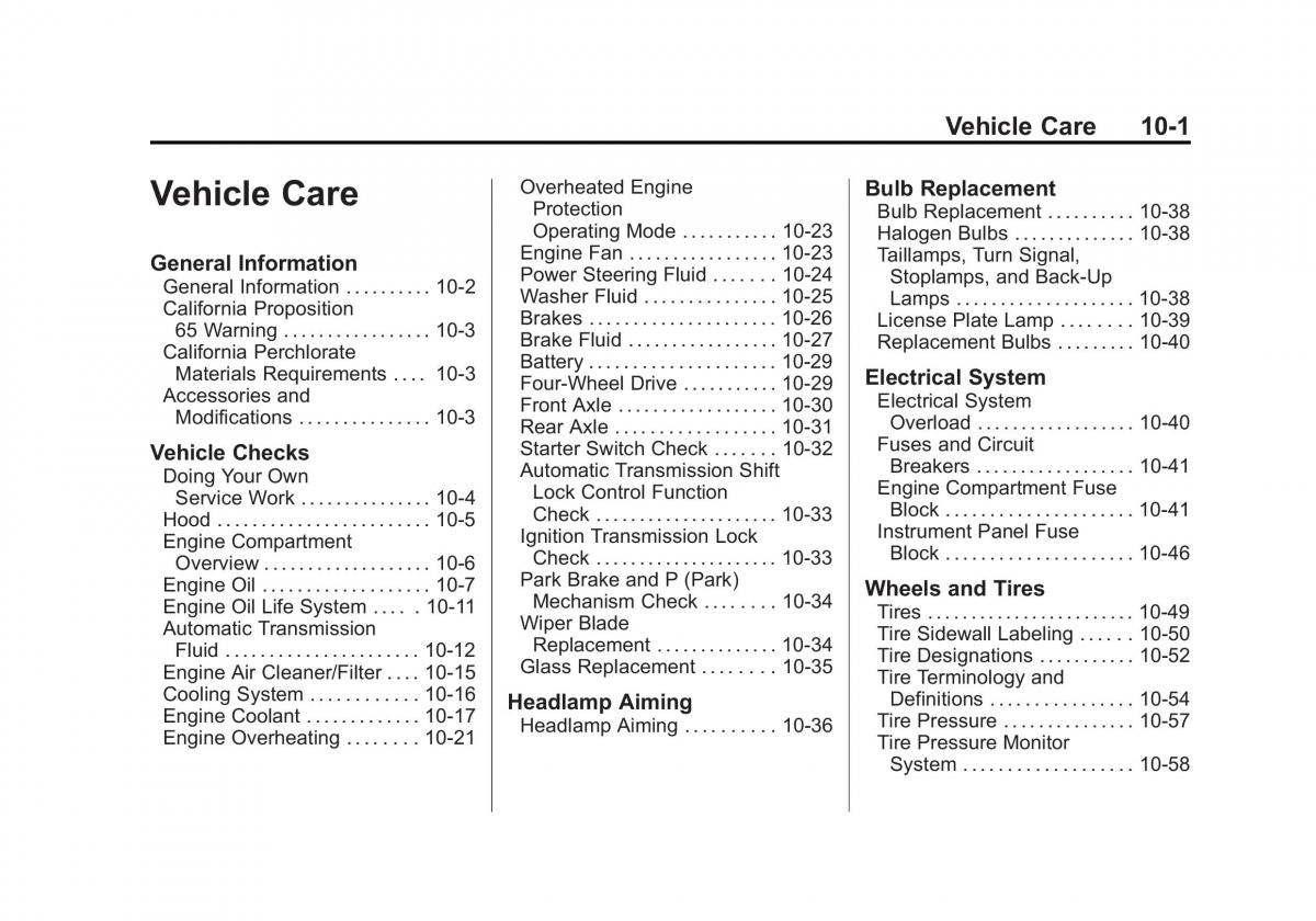 Chevrolet GMC Suburban X 10 owners manual / page 391