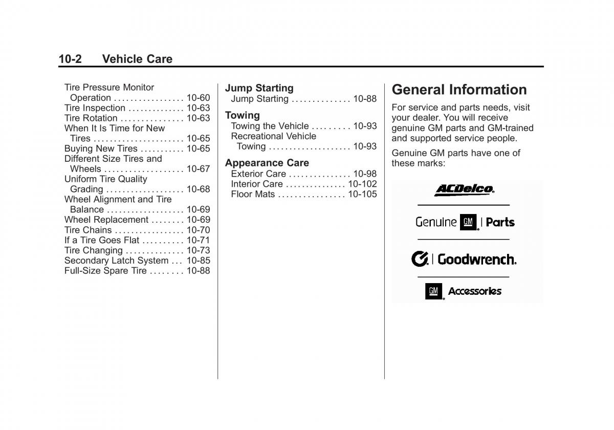 Chevrolet GMC Suburban X 10 owners manual / page 392