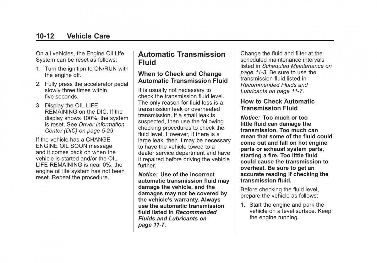 Chevrolet GMC Suburban X 10 owners manual / page 402