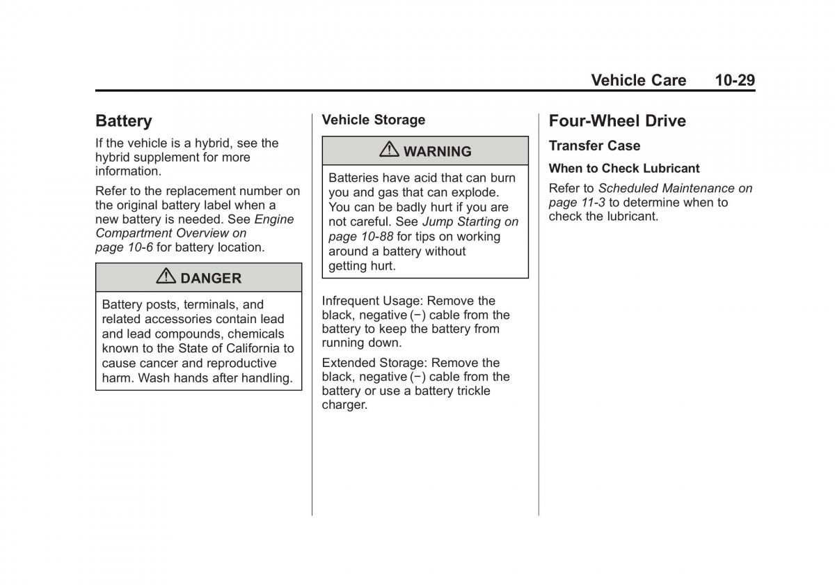 Chevrolet GMC Suburban X 10 owners manual / page 419