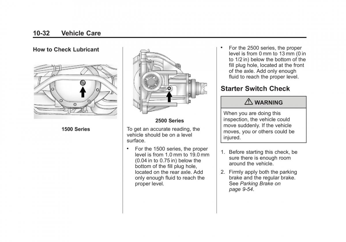 Chevrolet GMC Suburban X 10 owners manual / page 422