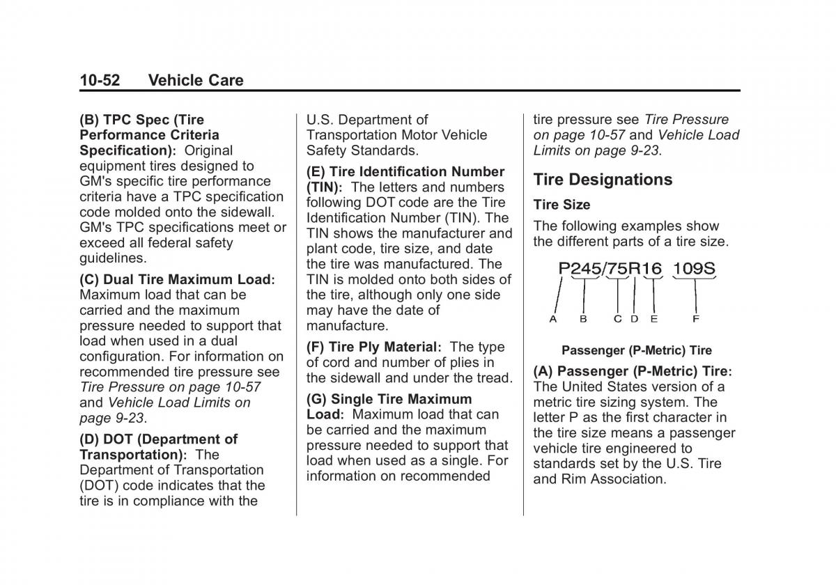 Chevrolet GMC Suburban X 10 owners manual / page 442