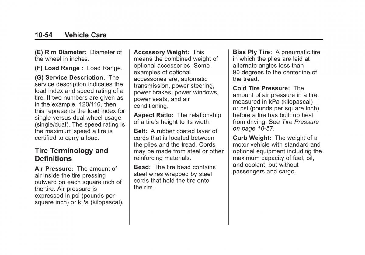 Chevrolet GMC Suburban X 10 owners manual / page 444