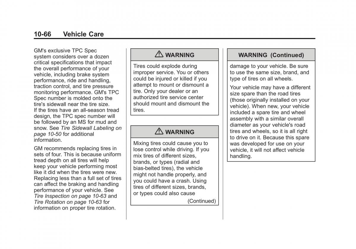 Chevrolet GMC Suburban X 10 owners manual / page 456