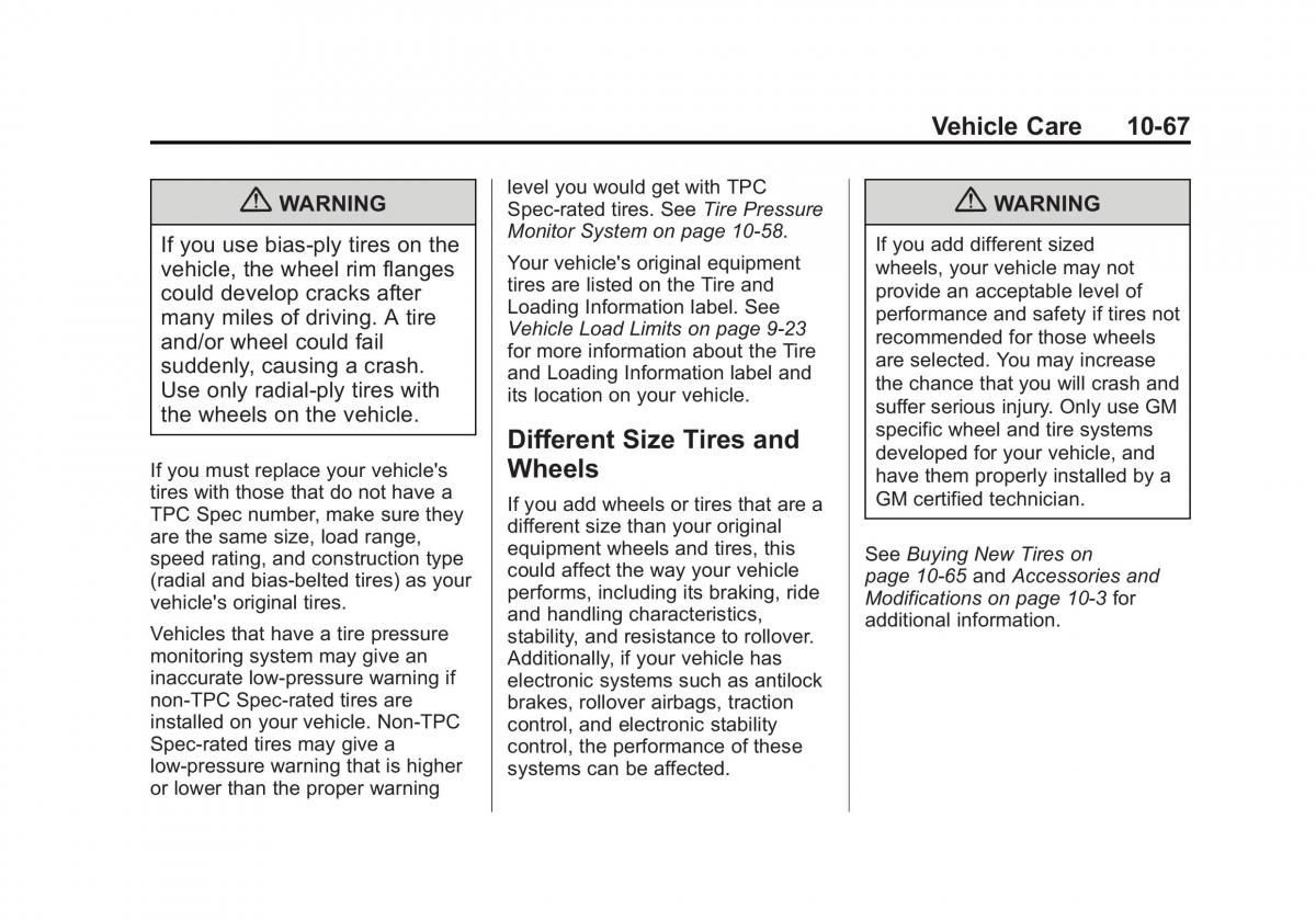 Chevrolet GMC Suburban X 10 owners manual / page 457