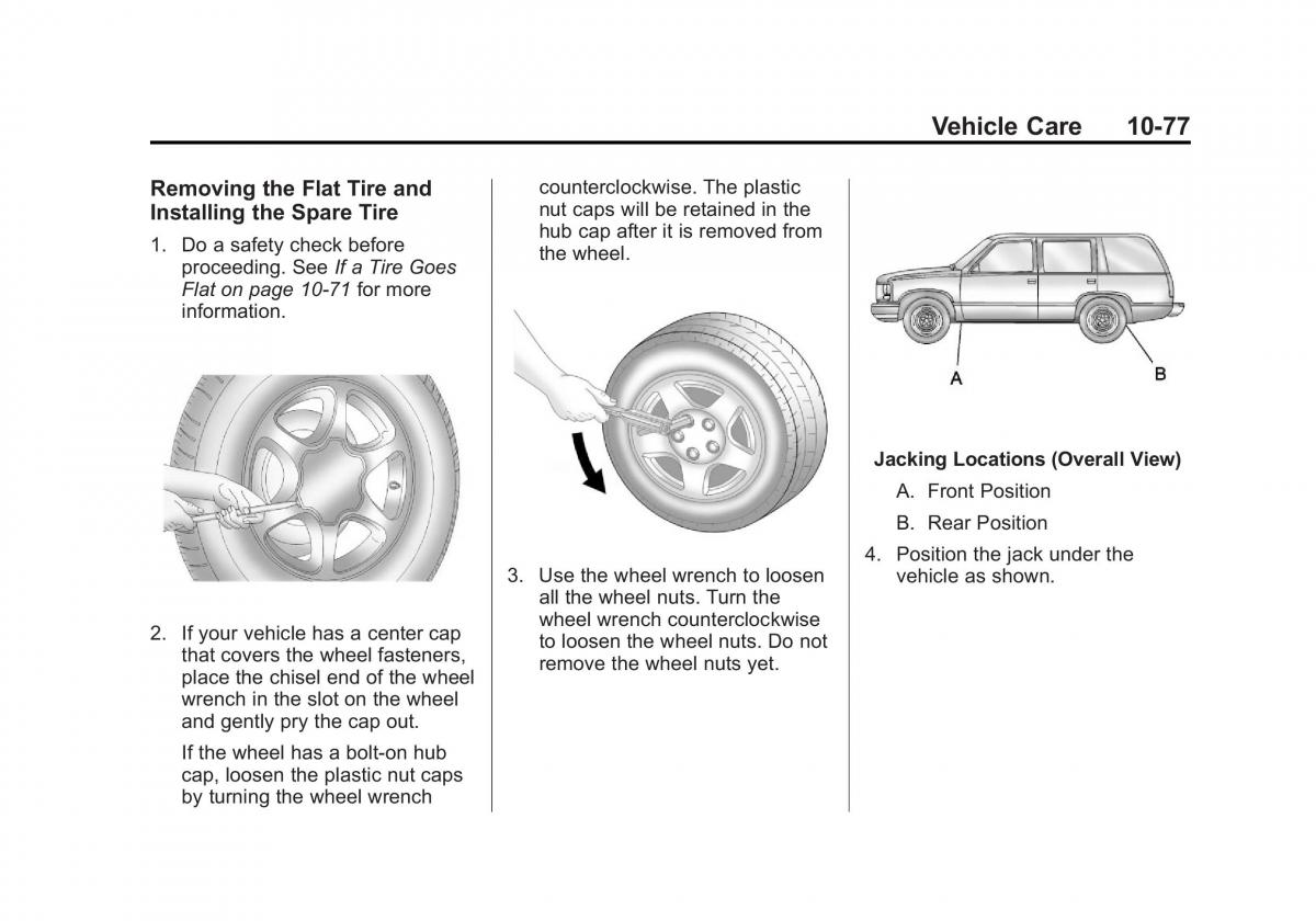 Chevrolet GMC Suburban X 10 owners manual / page 467