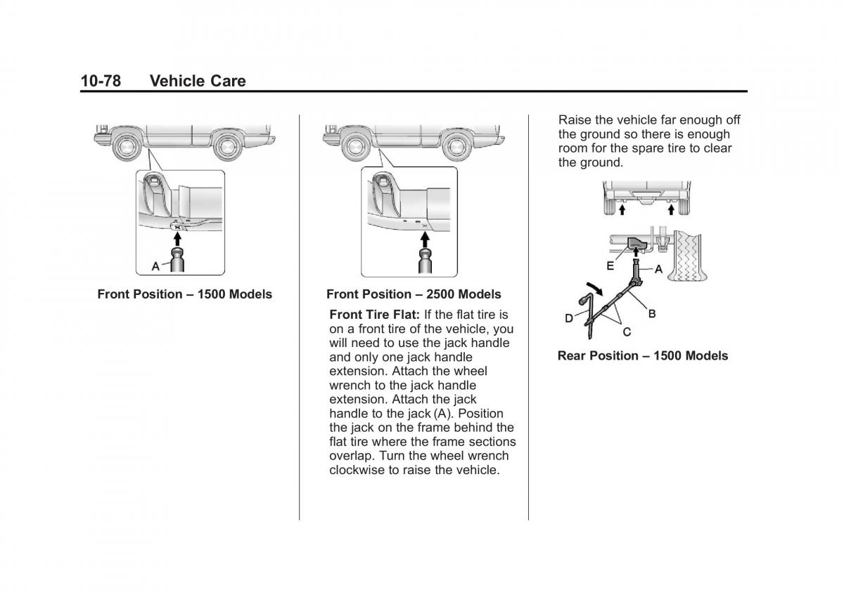 Chevrolet GMC Suburban X 10 owners manual / page 468