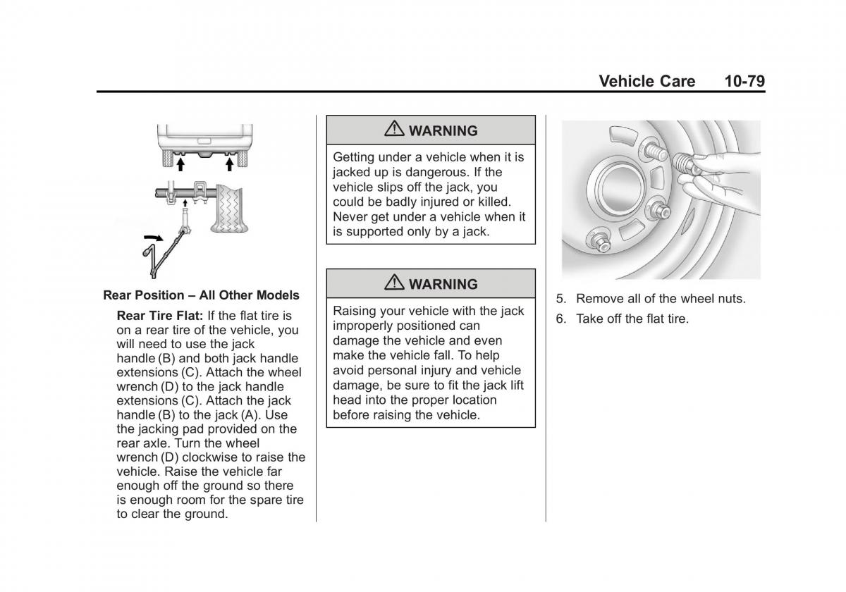 Chevrolet GMC Suburban X 10 owners manual / page 469