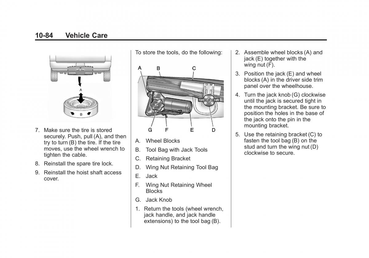 Chevrolet GMC Suburban X 10 owners manual / page 474